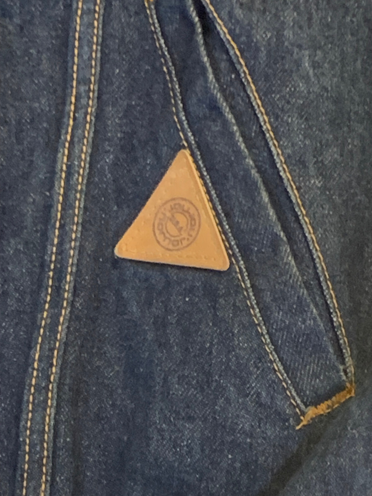 Vintage 80s Jou Jou Denim Motorcycle Biker Retro Women’s Jean Jacket Sz. M
