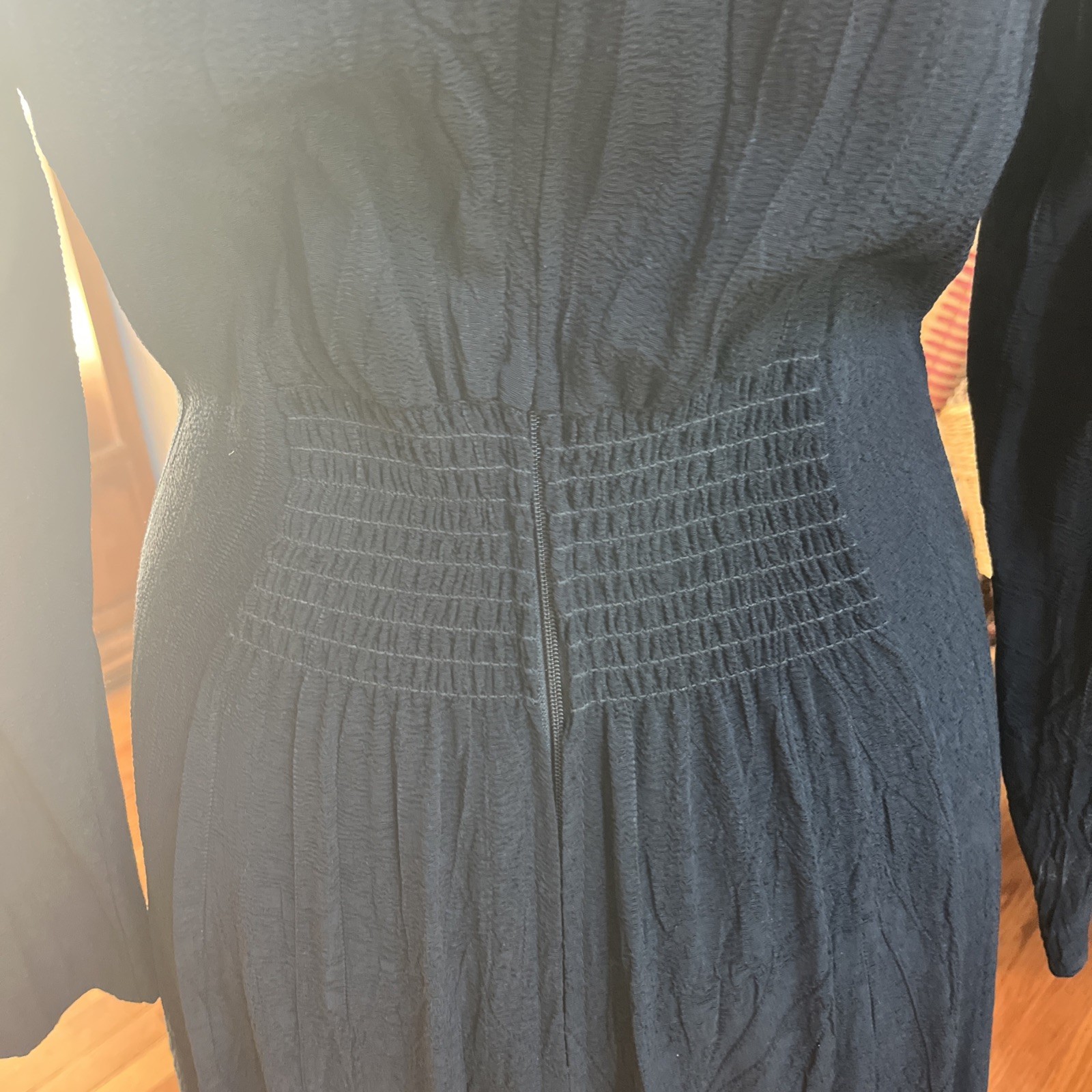 Vintage 90’s J.B.S. Ltd Women’s Dress Sz 6 Rayon Blue Midi Long