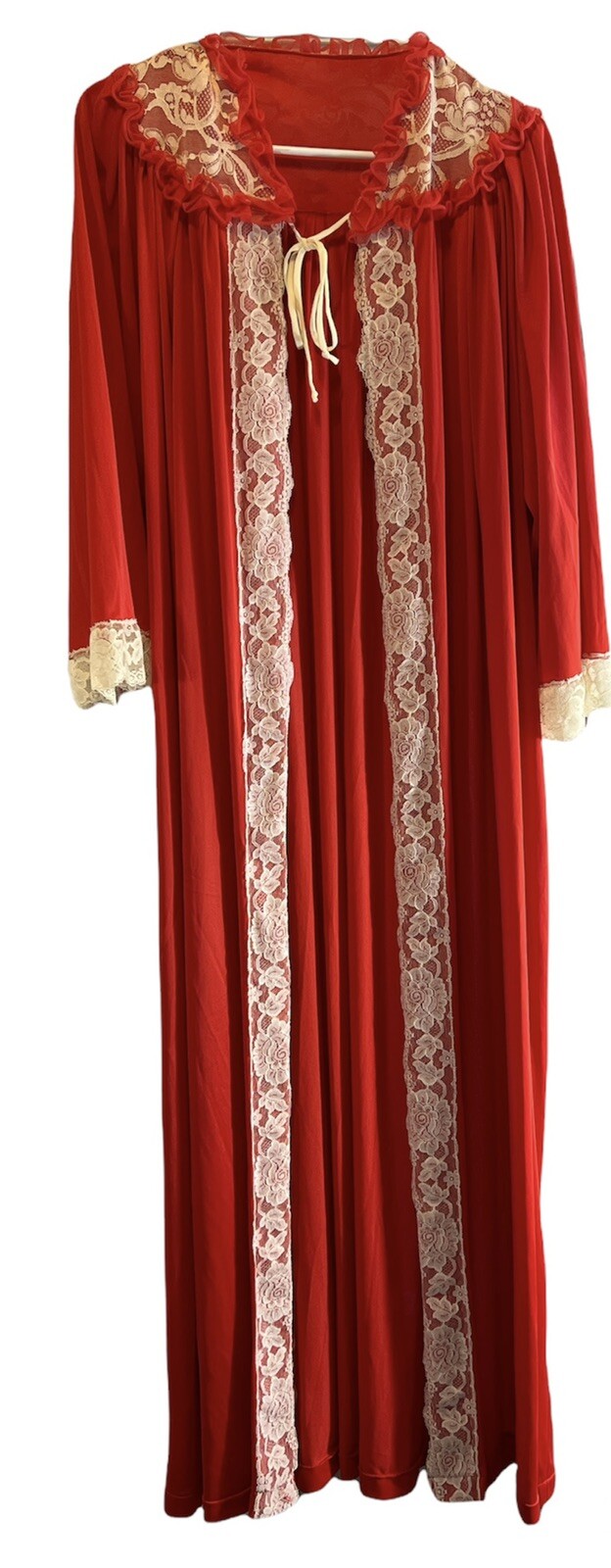 Vintage The International Boutique By Undercover Ware Robe Gown Red ONE SIZE
