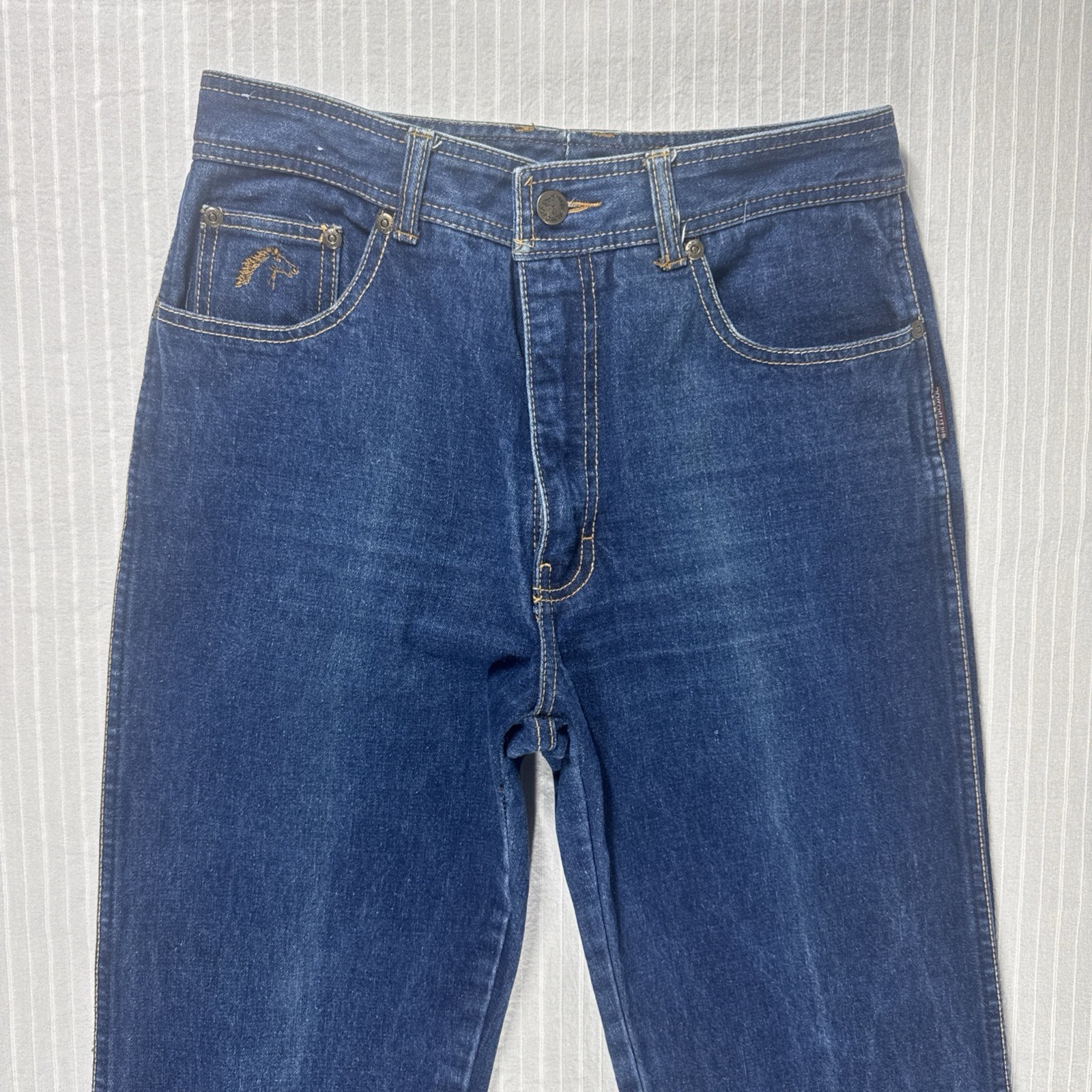 Vintage Jordache Jeans 32×34 Made In Hong Kong Dark Wash High Rise USA 80s