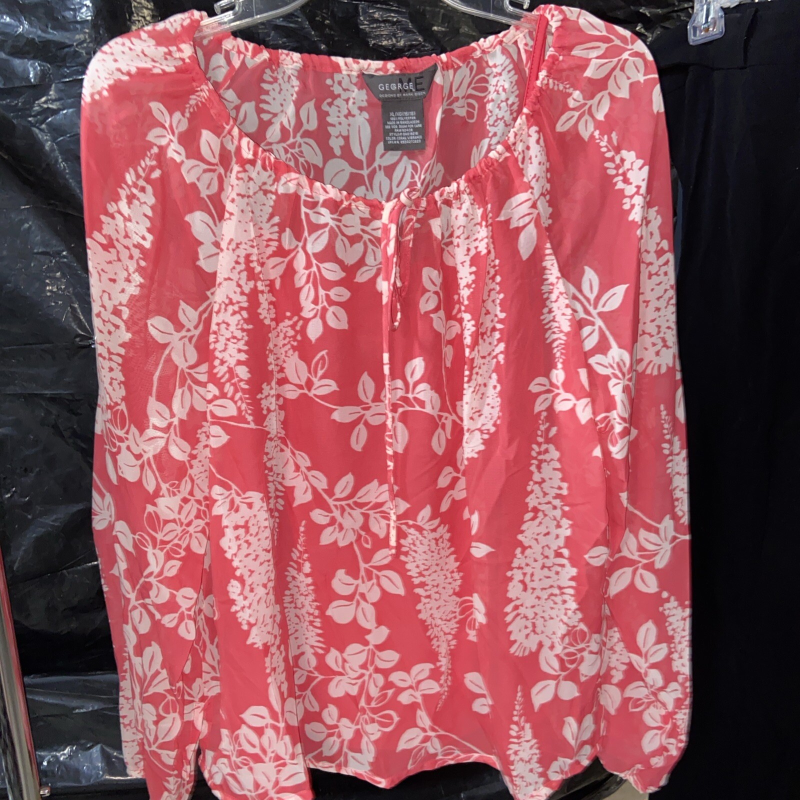 Blouse And Pants Size 16 Pants And XL Blouses Peach And Black 2 Tops 1 Pant