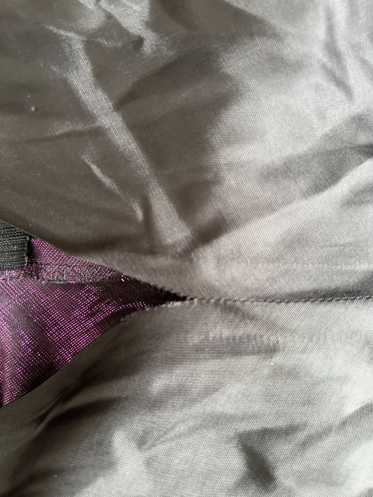 1980s Purple Off Shoulder Cocktail Party Dress Cotton Blend Aline Midi Retro 36