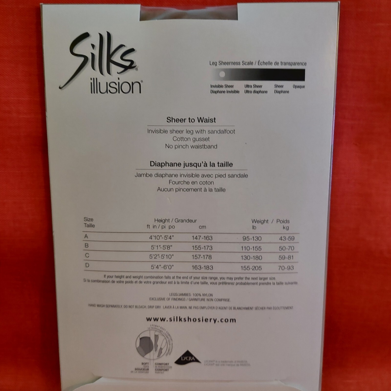 Vintage Pantyhose 🎃 Silks Sensational Nudes 10 Denier Color Nude Size D BDR2