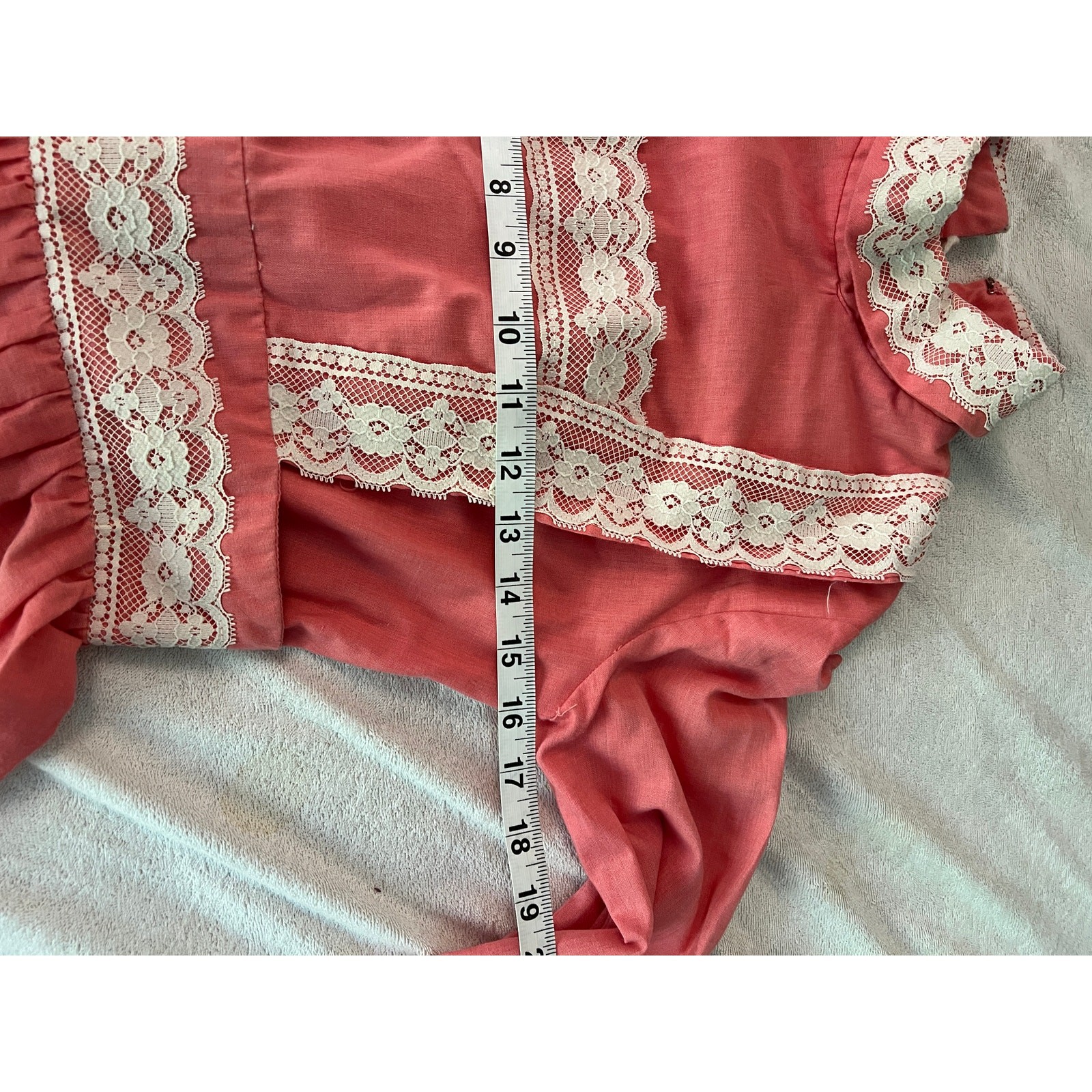 Vtg 70s prairie style maxi dress romantic western cottage core Victorian revival