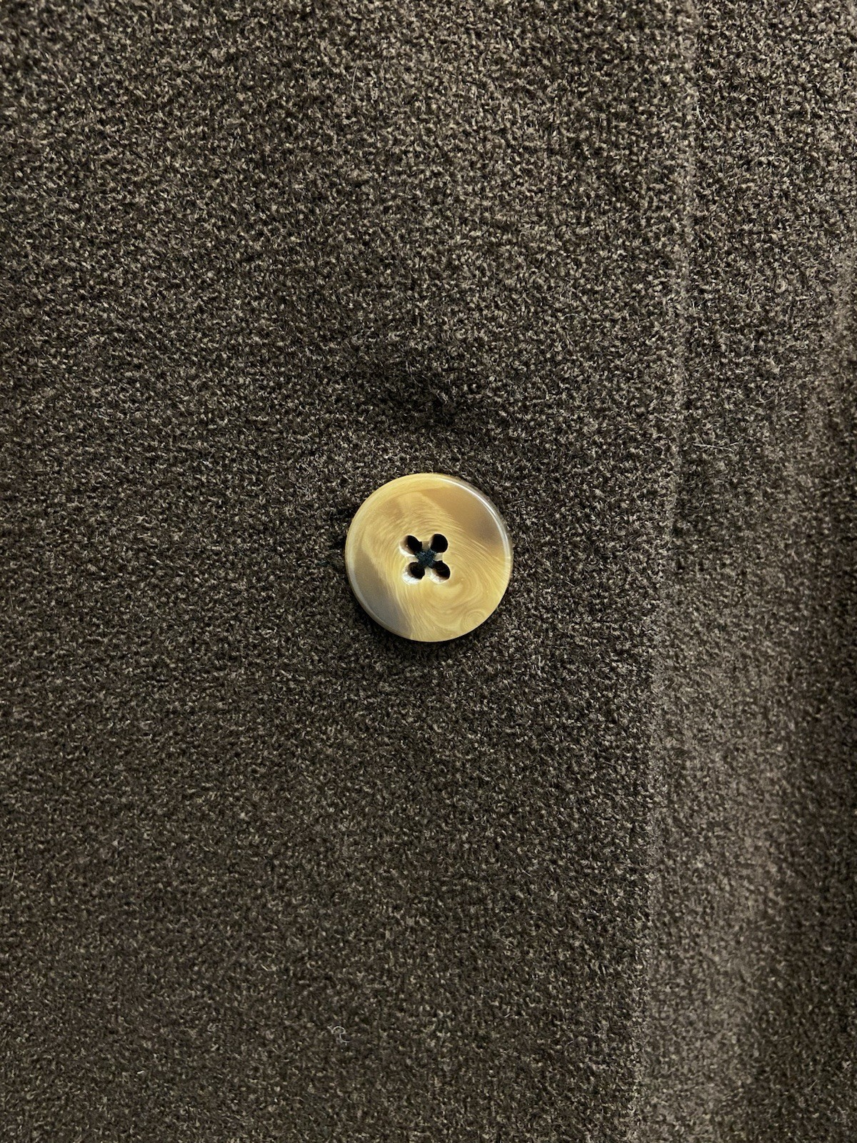 VTG 50s Topaz Steven’s Hockanum Chocolate Brown Wool Bouclé Coat Women’s Sz M