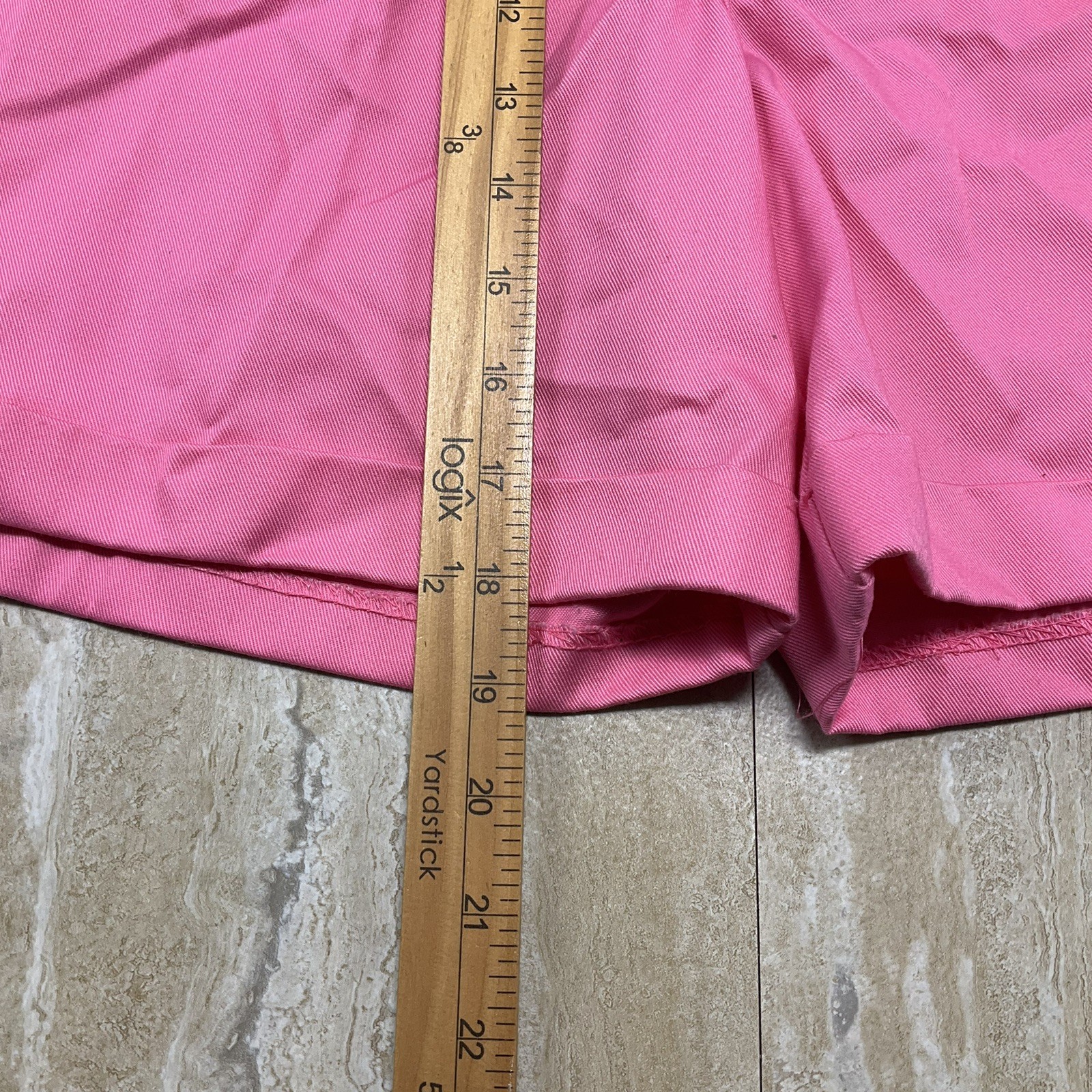 Vintage Hunters Glen Size 11/12 Pink High Waist Pleated Shorts 80s