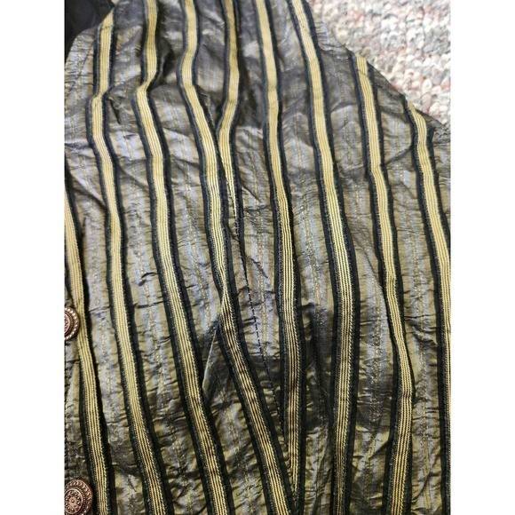 80s Black, Green and Gold Vest