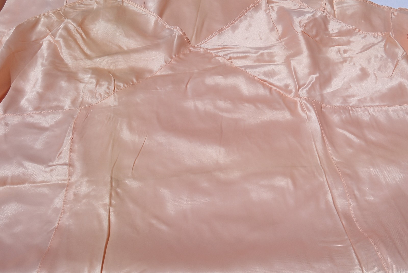 Celanese Rayon Satin 50 Dress Slip (FLAW)