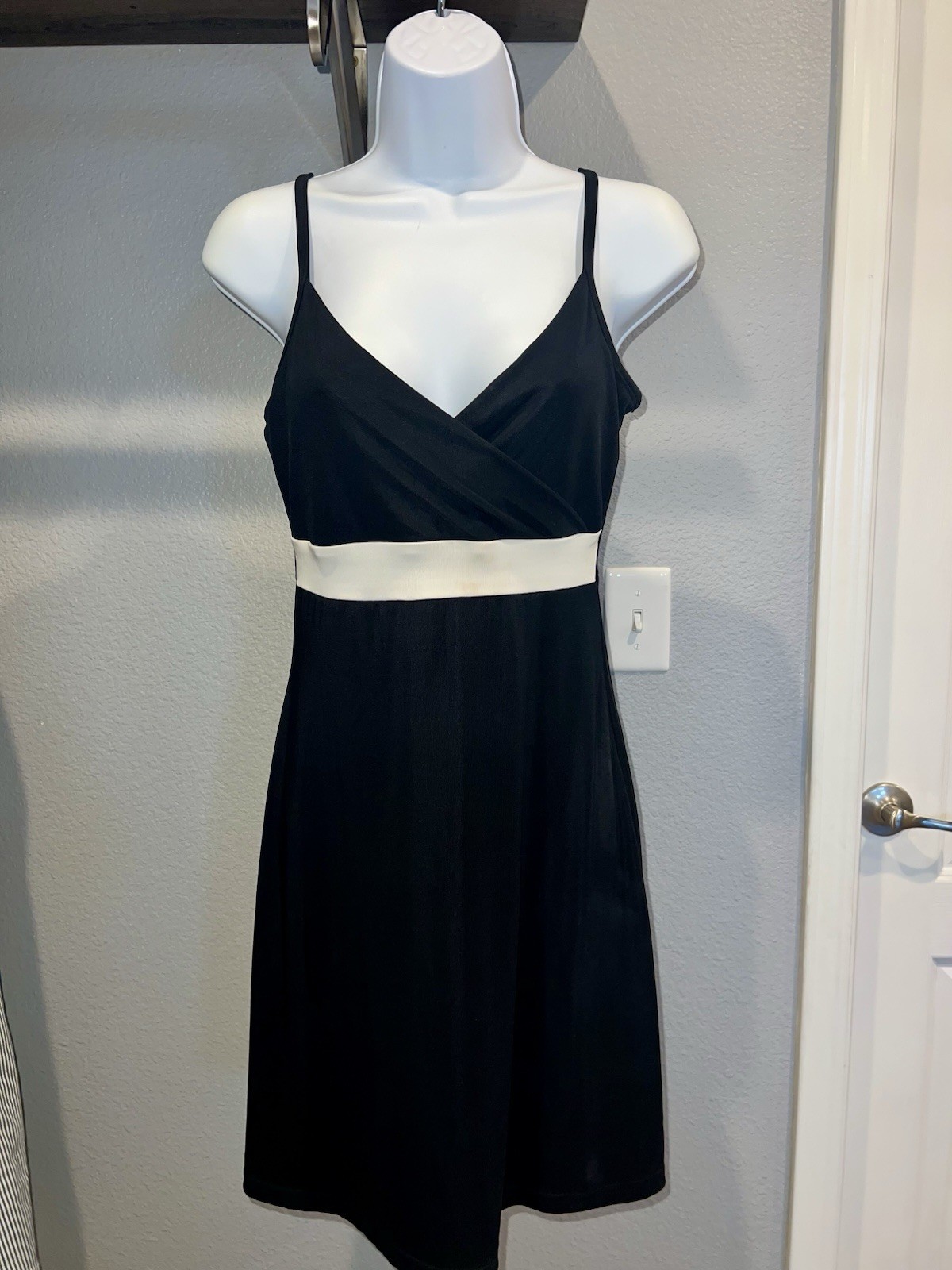 Vintage Byer Too! California Black Cocktail Dress, Size Medium, Made in USA