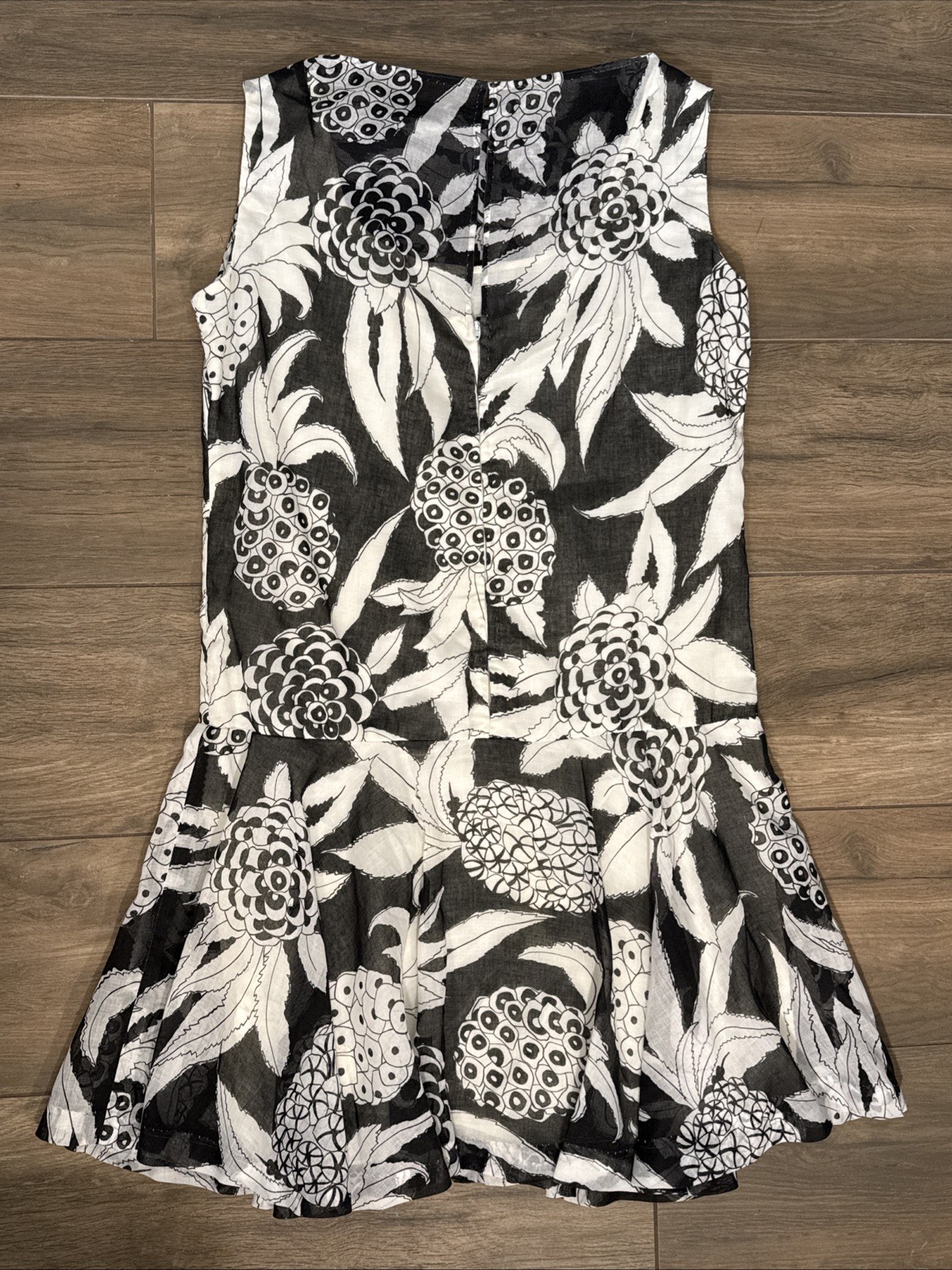 Vintage 1960s Women’s Drop Waist Dress Funky Maximalist Handmade S/M