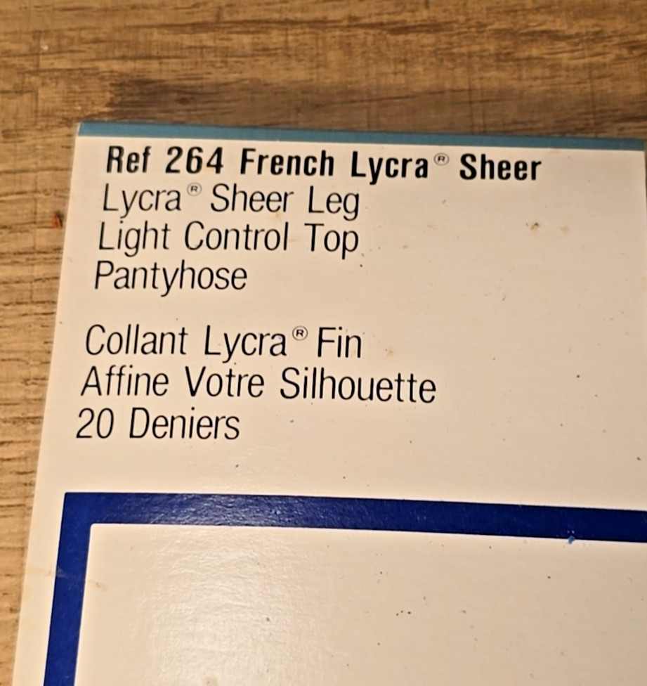 Givenchy French Ultra Sheer Leg PantyhoseTAUPE Size C Light Control Top 264