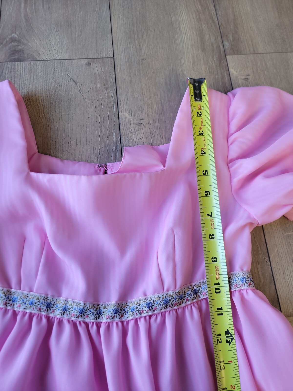 Vintage 70s Unbranded Handmade?Boho Festival Long Maxi Prairie Dress