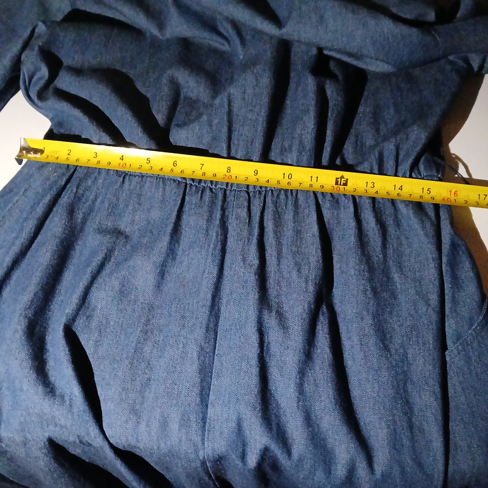 VTG. WILLI Of California Women’s Sz 16 blue long Sleeve Belted long Dress