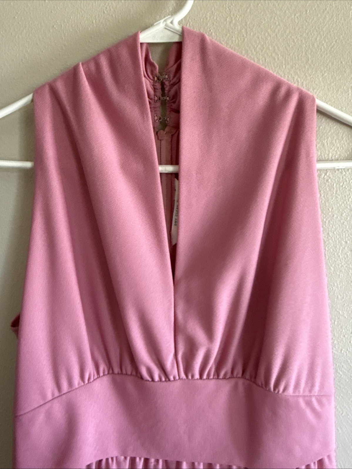 Vintage JC Penney Fashions Pink Dress With Cardigan Size 14.5 Women’s 1970s