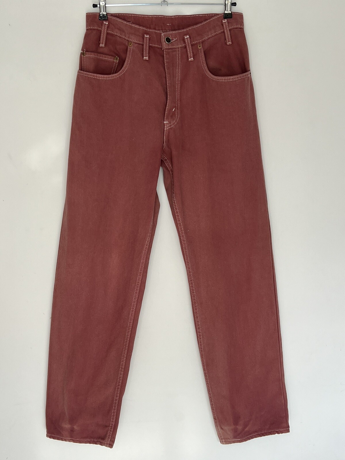 Rare Vintage Women’s Levi’s Big E Jeans Coral Size S Cotton Made In Australia