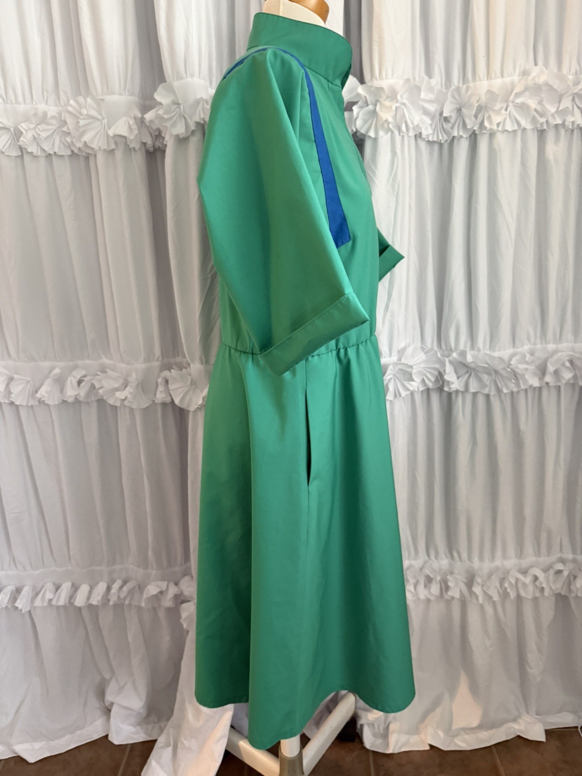 Vintage Dress Willi Of California 1970’s Green Size 8