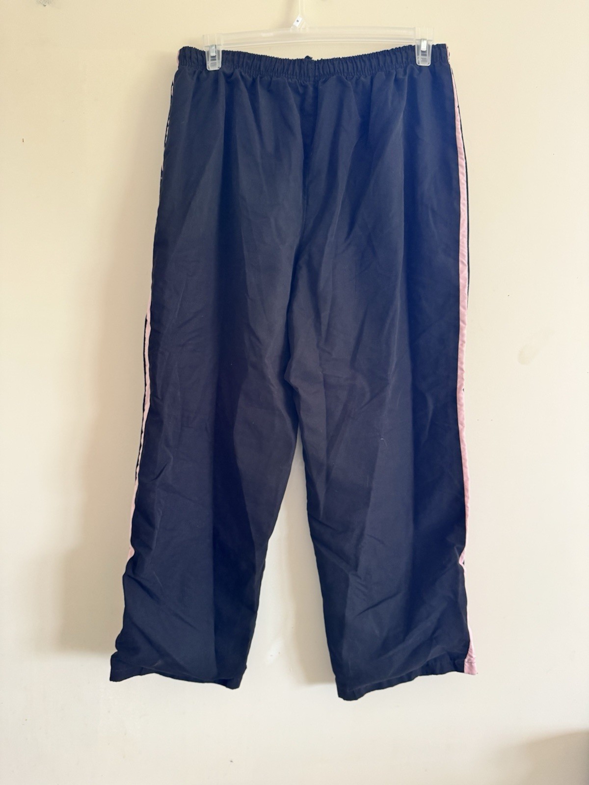 Vintage 90s Track Suit Pants Ankle Zip Stiped Studio Works Xl