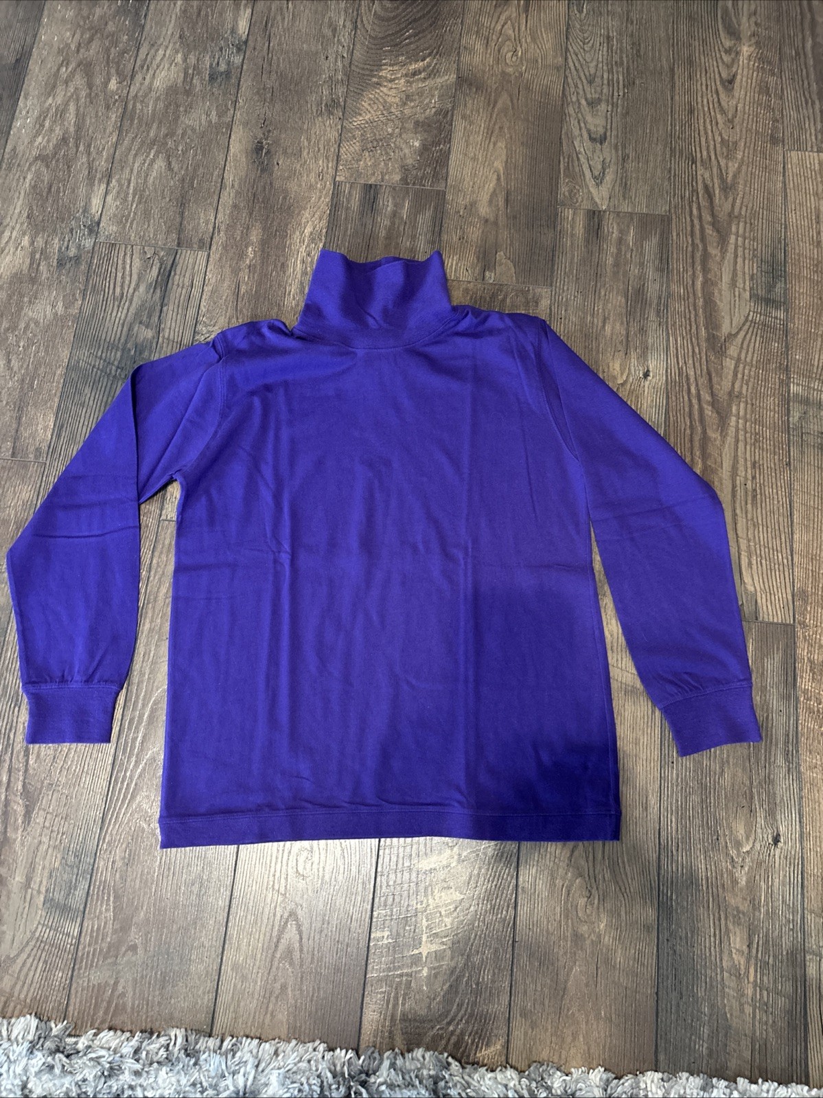 California sunwash bis gene ewing vintage purple turtleneck M