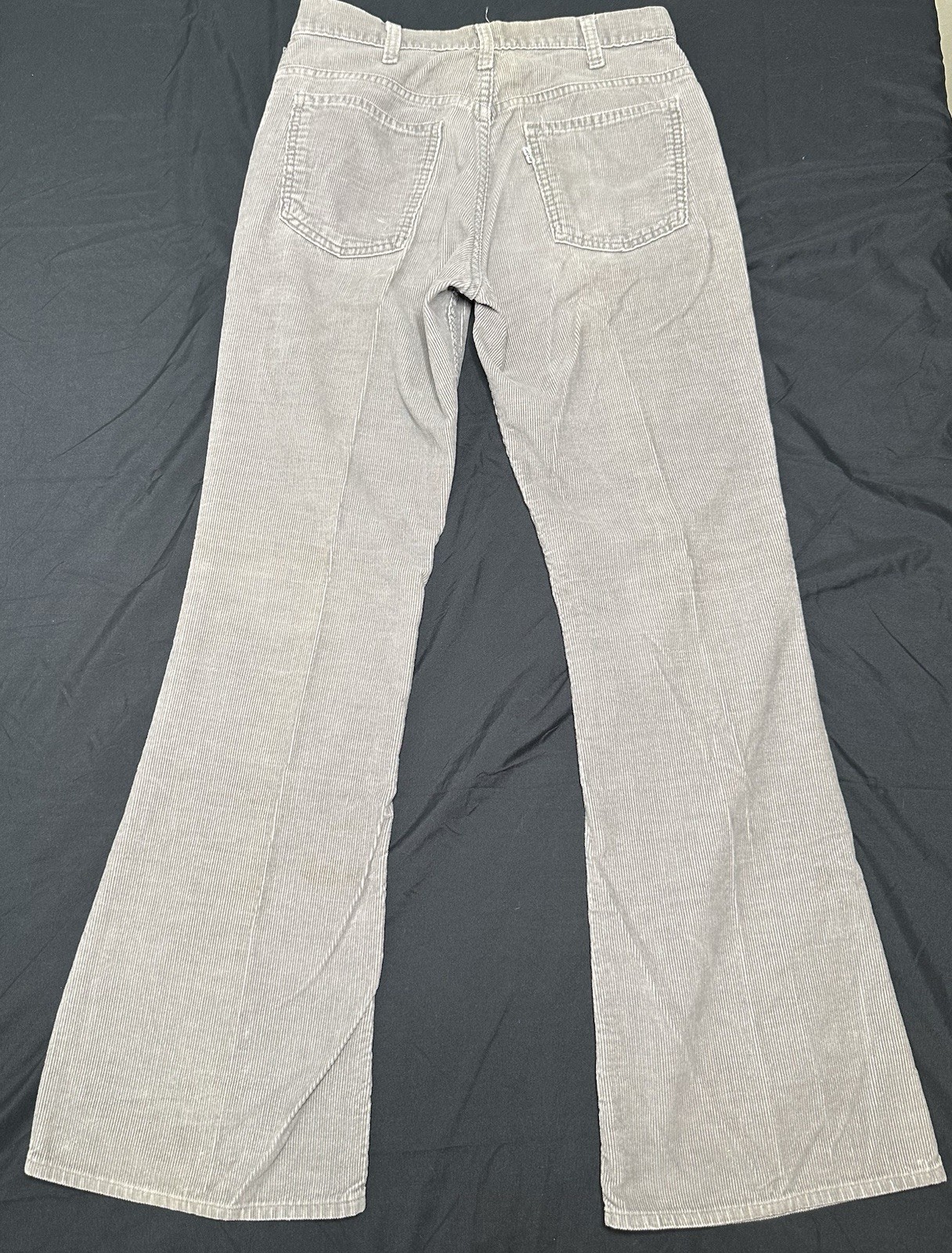 Levi’s 519 Corduroy Bell Bottoms Grey 30×32 70’s San Francisco Counter Culture