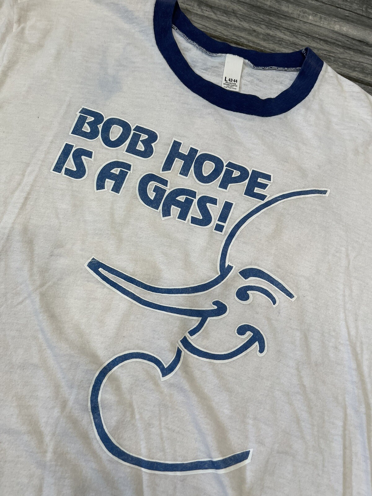 BOB HOPE IS A GAS RARE BOB HOPE TEXACO Vintage Shirt Size Large