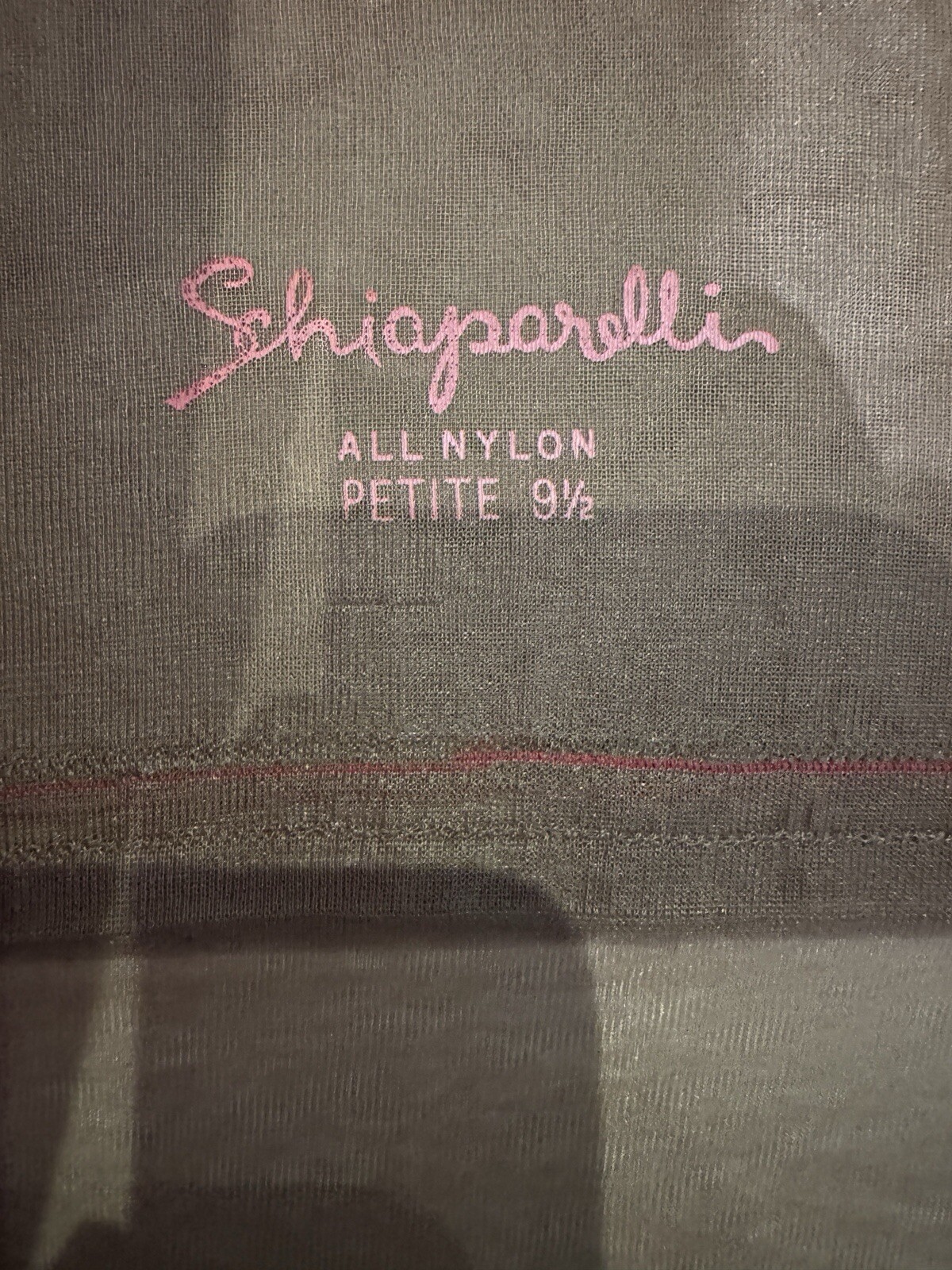 Schiaparelli Naturelles Thigh High Stockings “Chinchilla” 9.5 P Original Box
