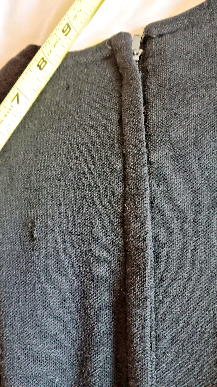 VINTAGE EARLY 1960’S HELEN WHITING LITTLE BLACK DRESS SHEATH GOOD HOLES SZ 6-8?