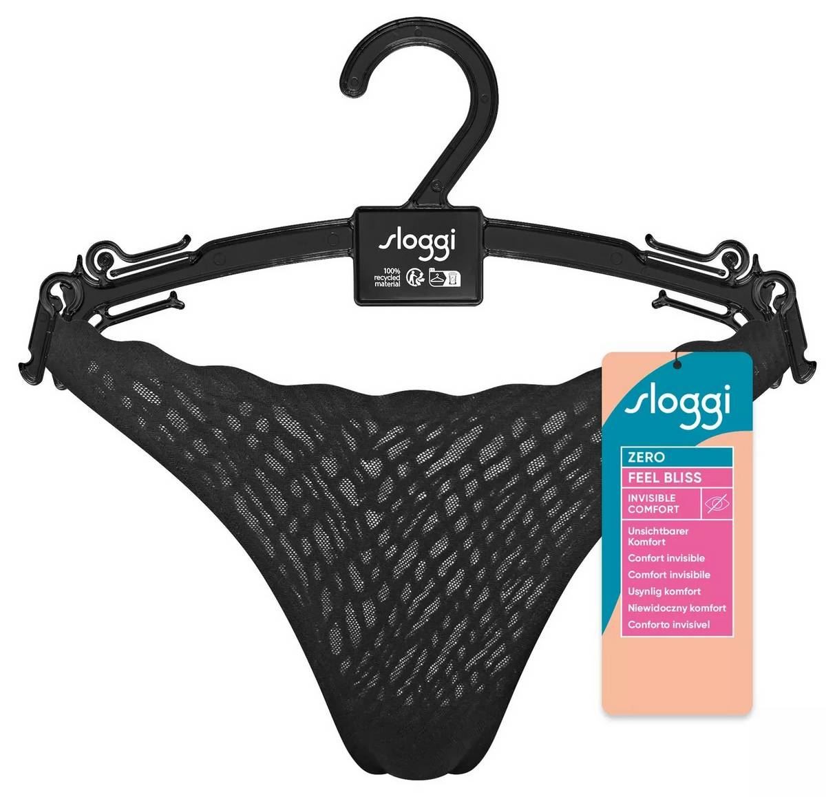 Sloggi Womens Zero Feel Bliss String Thong – Black