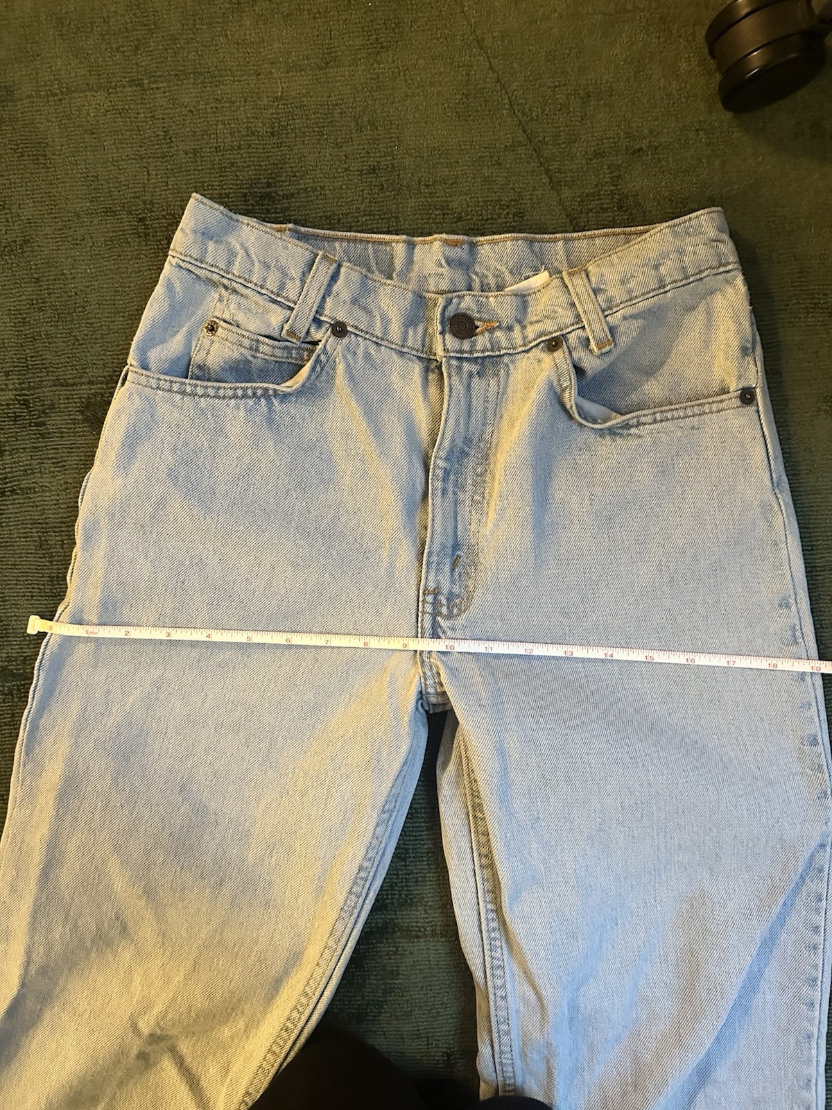 Levi’s 550 Student Fit Orange Tab Denim Jeans Vintage 90s 29x30in