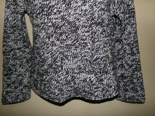 Vintage Sweater Hippie Boho W Hood & Pockets Ladies Stationwagon Brand XL Runs S