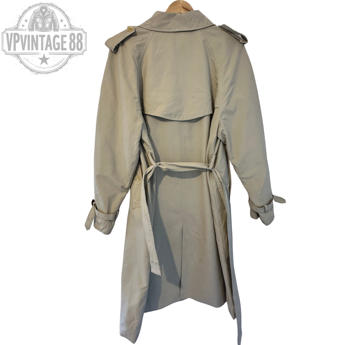 Vintage Burberry Prorsum Beige Belted Women’s Nova Check Trench Coat Size S/M