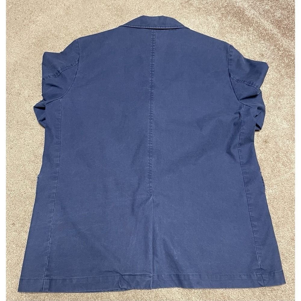 L L Bean Jacket Size 12 Petite Button Up Coat Blue Women’s Vintage y2k