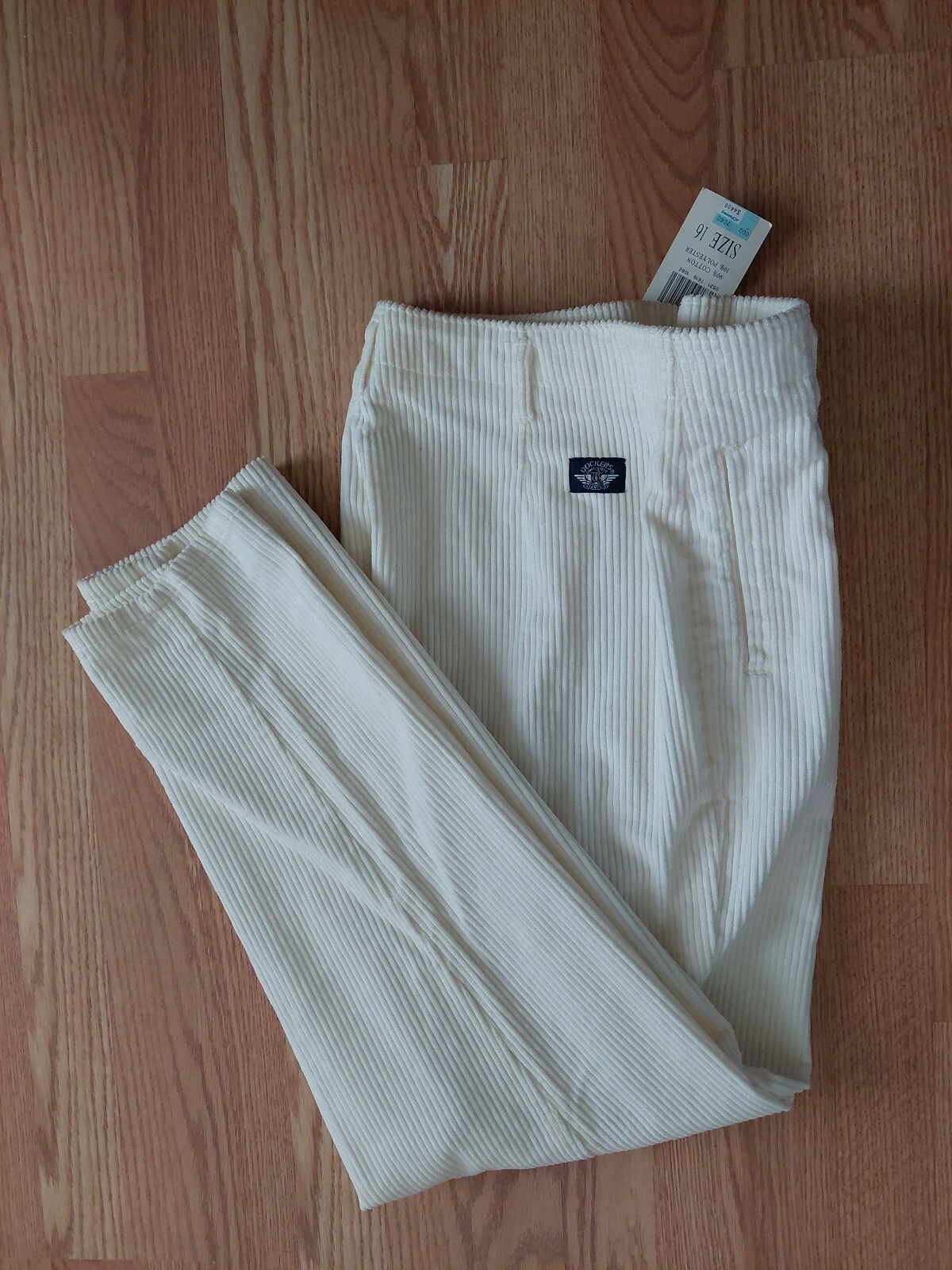 DOCKERS BY LEVI’S CORDUROY PANTS VINTAGE MOM HIGH WAIST SIZE 12 Tall