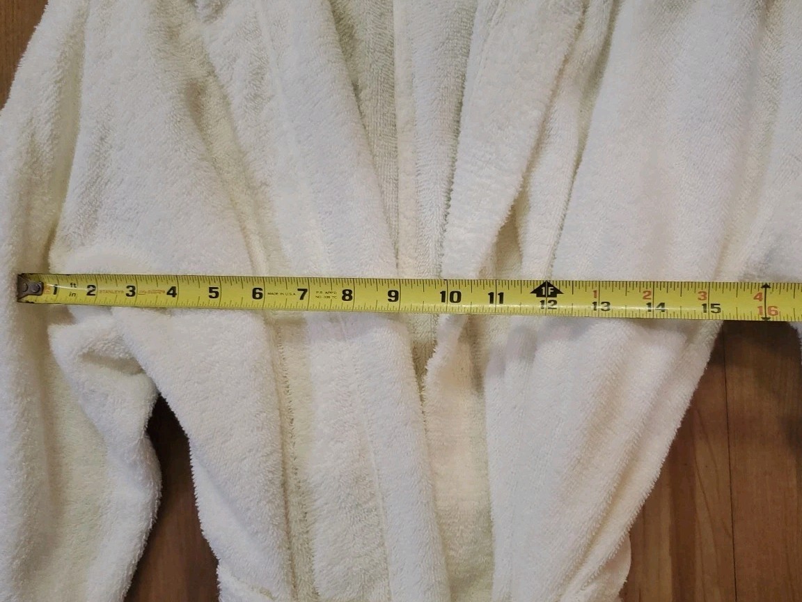 Vintage Terrycloth Bath Robe Wrap Sak by Barry White Size S/M