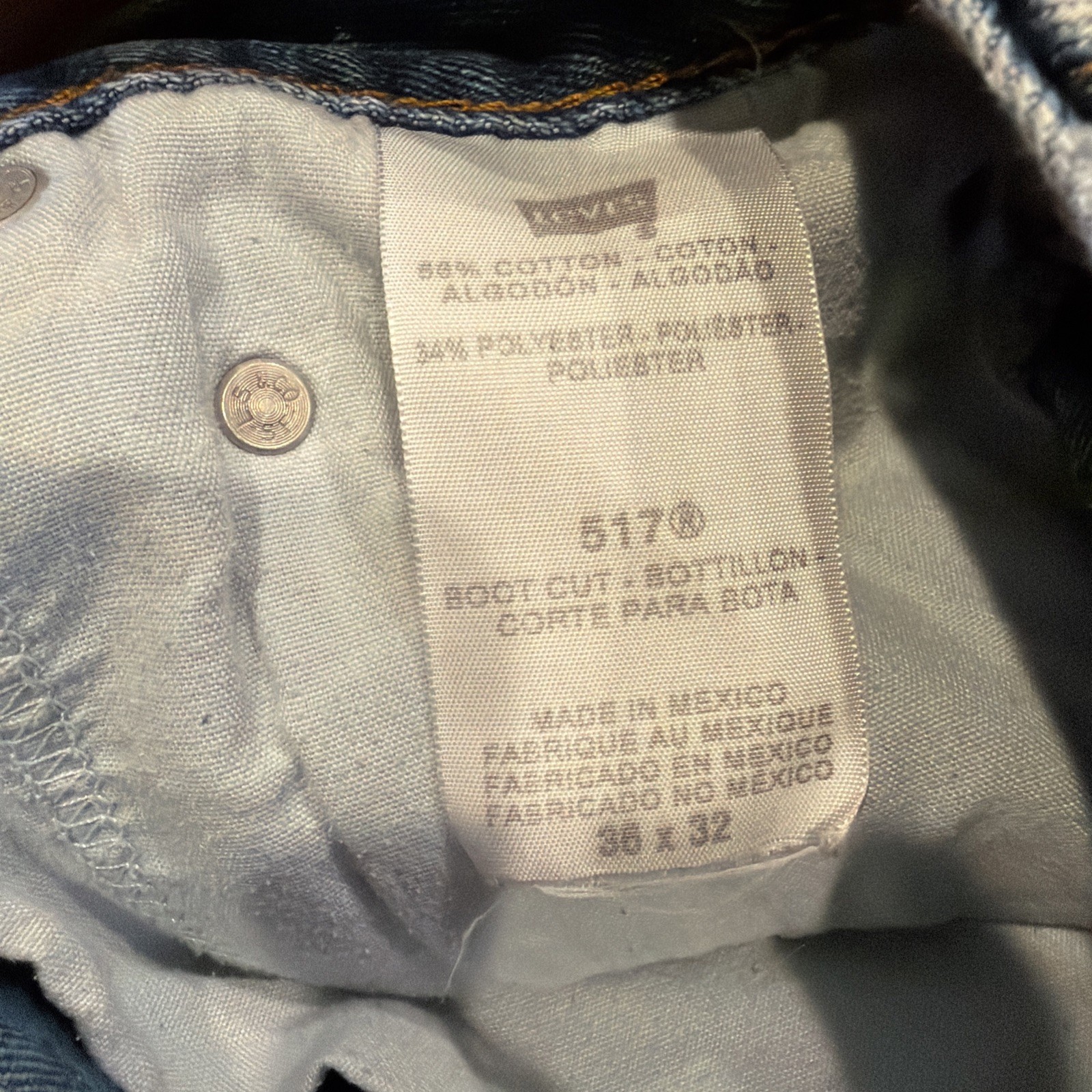 Levi’s 517 Bootcut Jeans 36×32