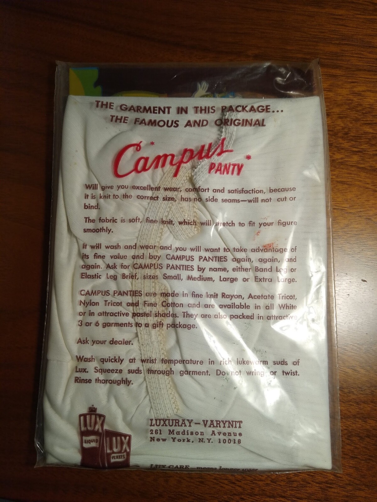 Vintage 50’s-60’s Womens The Original Campus Panty size 5
