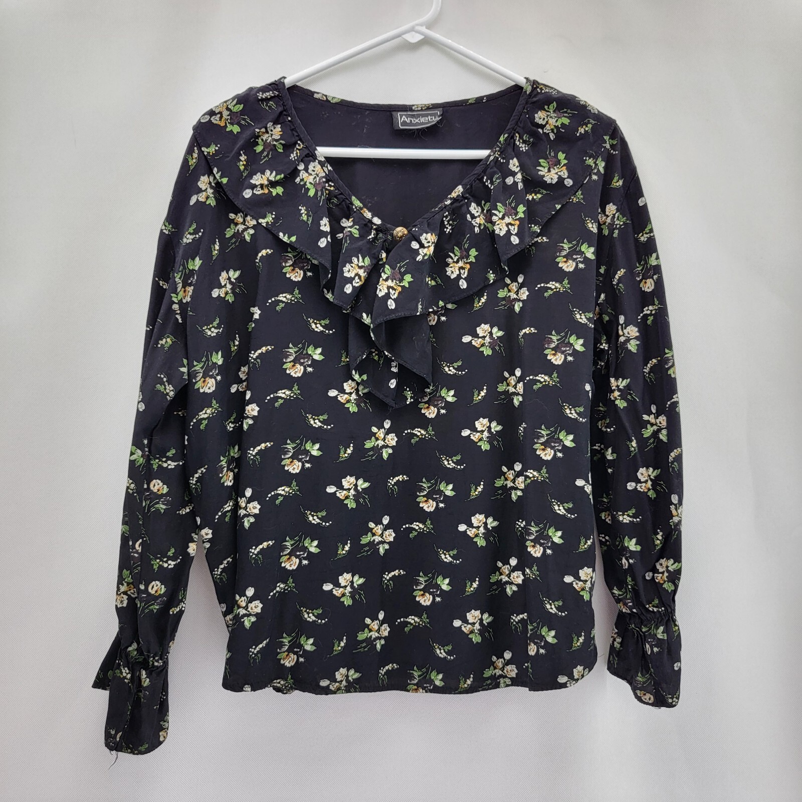 Vintage Anxiety Women Chest Size 46 inches Multicolored Floral Blouse