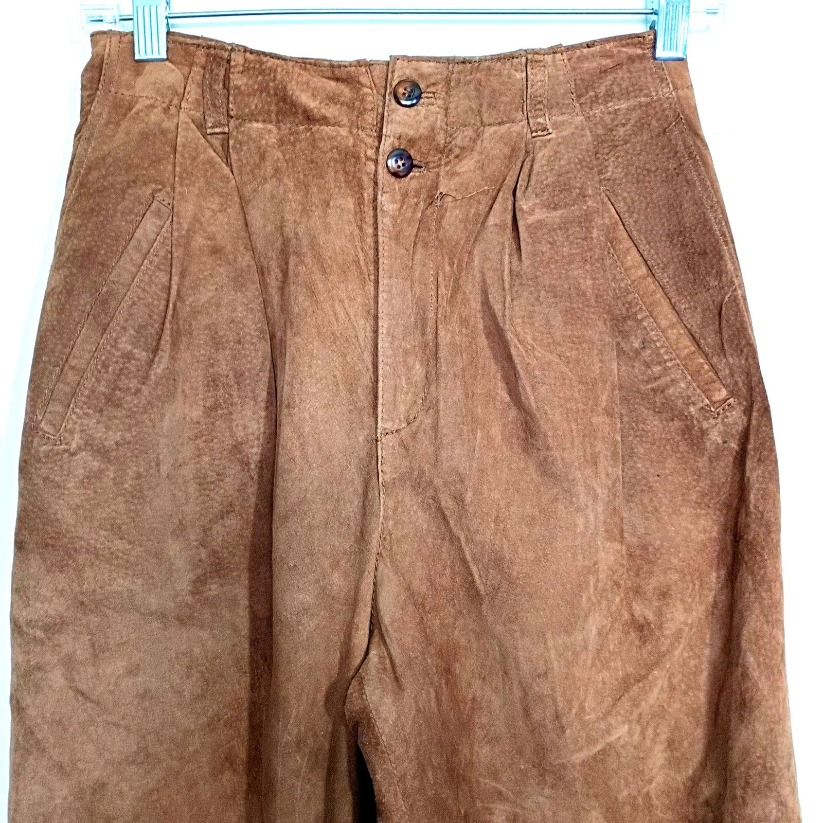 Outback Red Heirloom Collection Leather Riding Pants Size 6 Vintage 80s Prairie