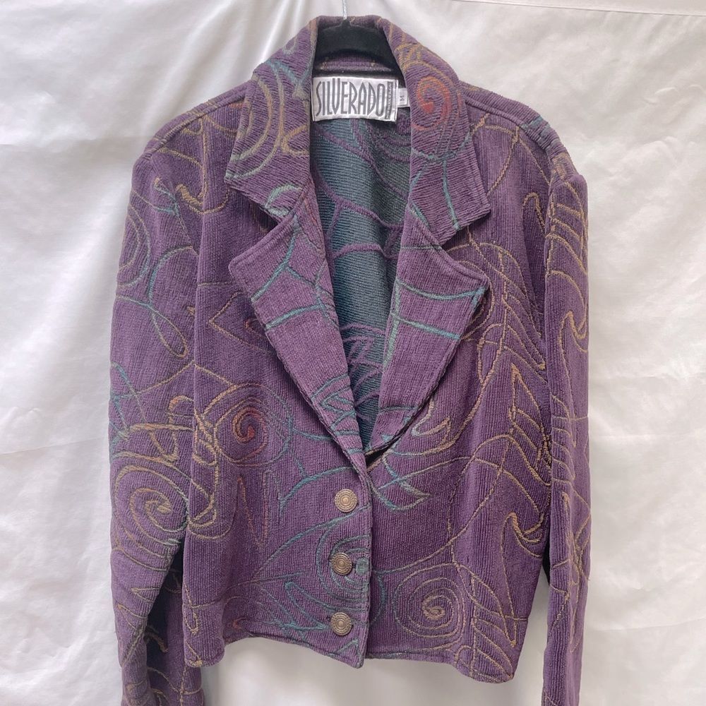 VINTAGE Silverado Crop Jacket /Brass Button /USA Made