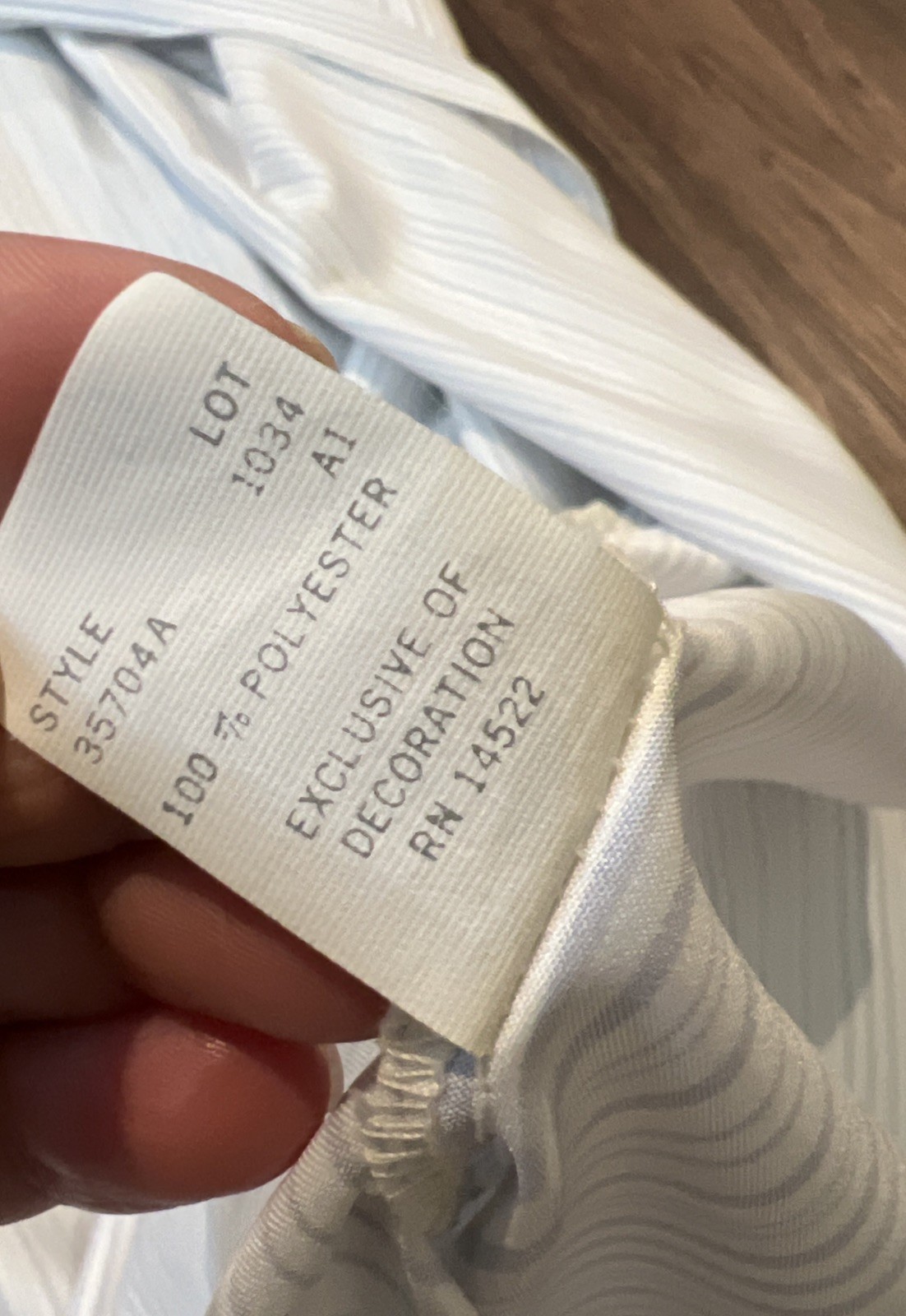 Christian Dior lingerie Long Robe Light Blue Pinstriped READ NOTES VINTAGE
