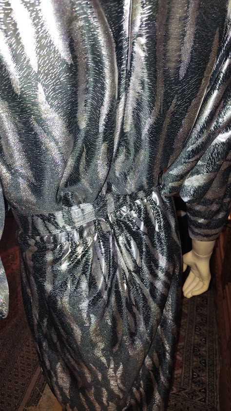 Evening dress cocktail dress from the 60s-size 42/44 black/silver