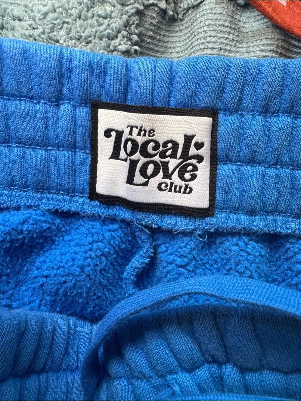 The Local Love Club x Revolve sweatpants in Deep Blue