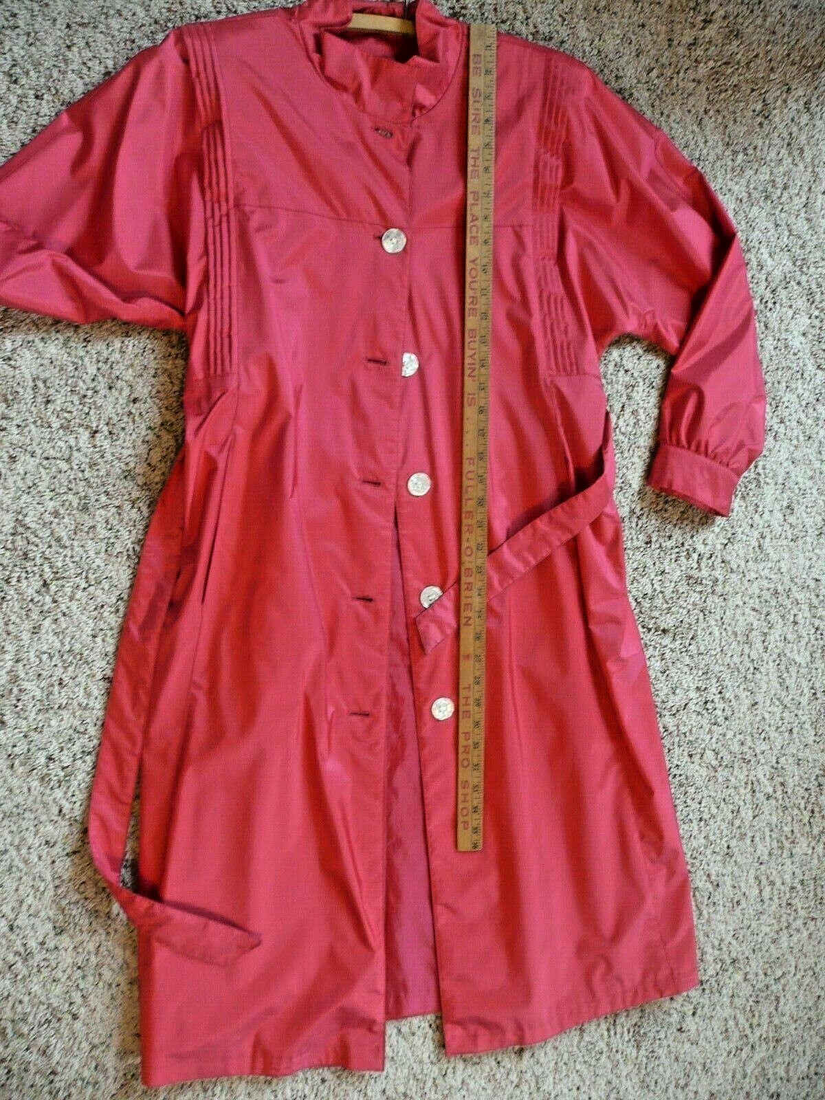 Vintage 1980’s Womens J. Gallery Red Coat Size 11/12 Petite