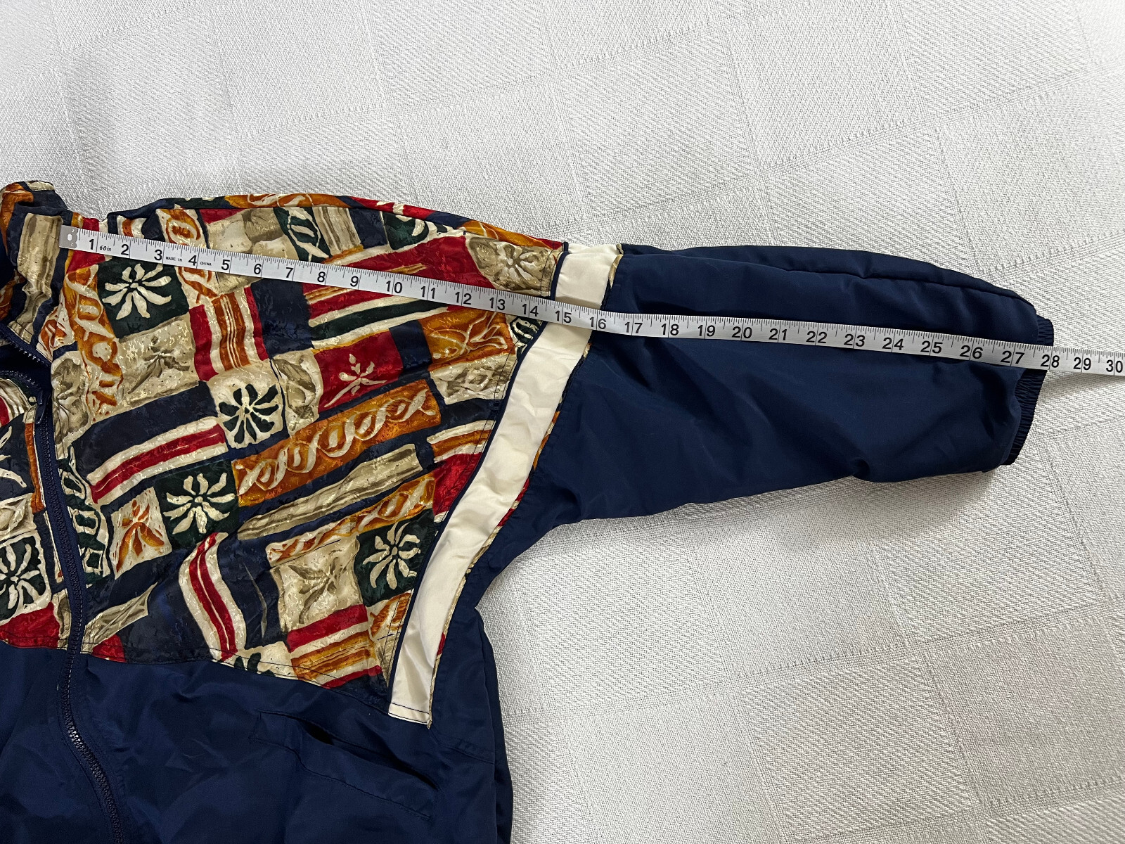 Vintage Solare Sporta Windbreaker Retro Track Jacket 80s 90s Grandma Granny Core
