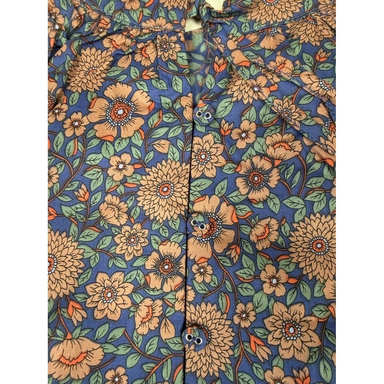 Anthropologie Melloday Floral Poplin Babydoll Mini Dress Women’s L NWT