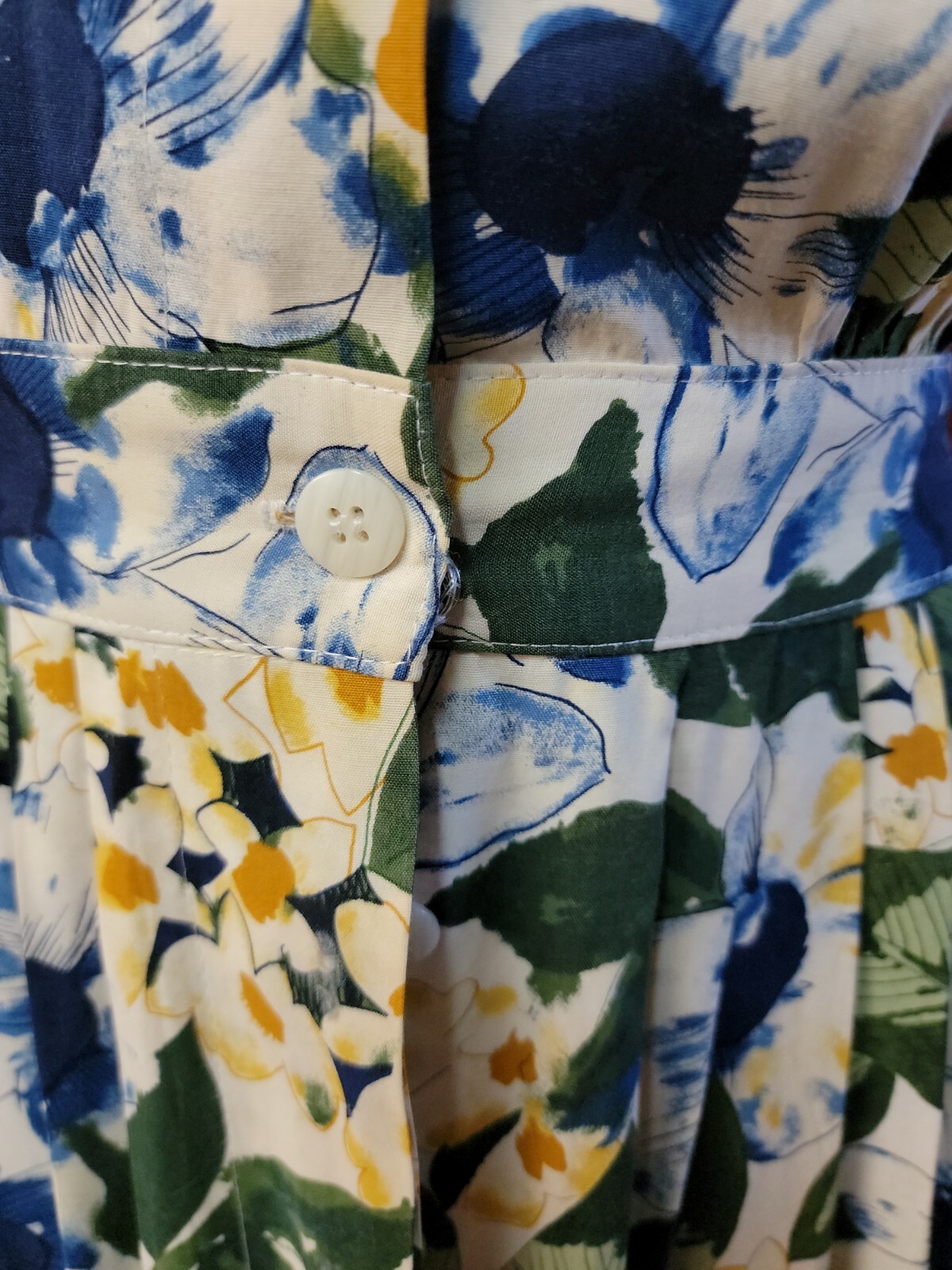 CAROL ANDERSON Petites Vtg 80’s COTTAGECORE Women’s Floral Dress Size 10 #W7