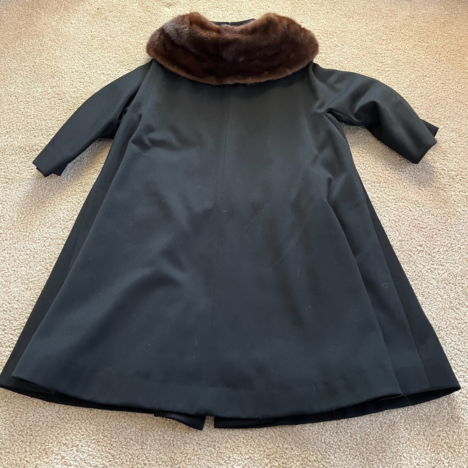 Vintage 40s Forstmann Lamson’s Ladies Coat Fashion Center Womens Size M/L