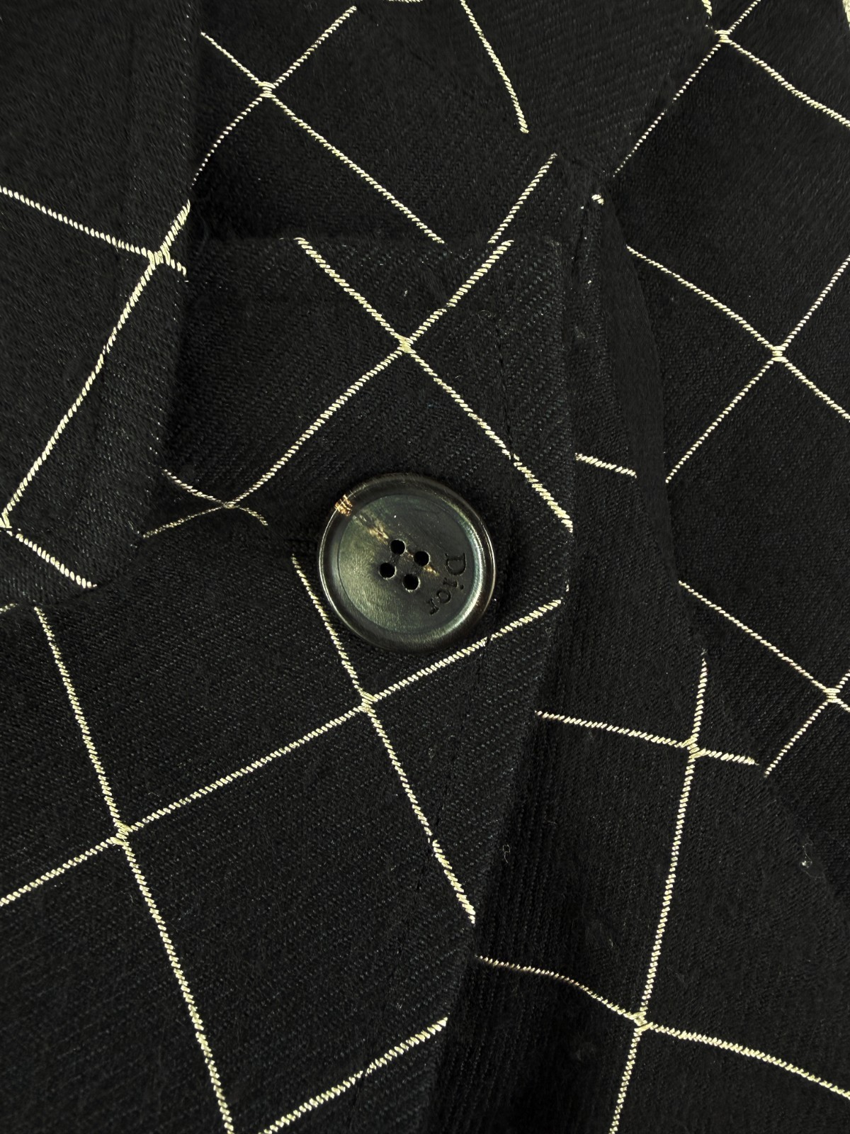 NWOT Vintage CHRISTIAN DIOR 2010 By John Galliano Set Checker Skirt 10 Vest 12