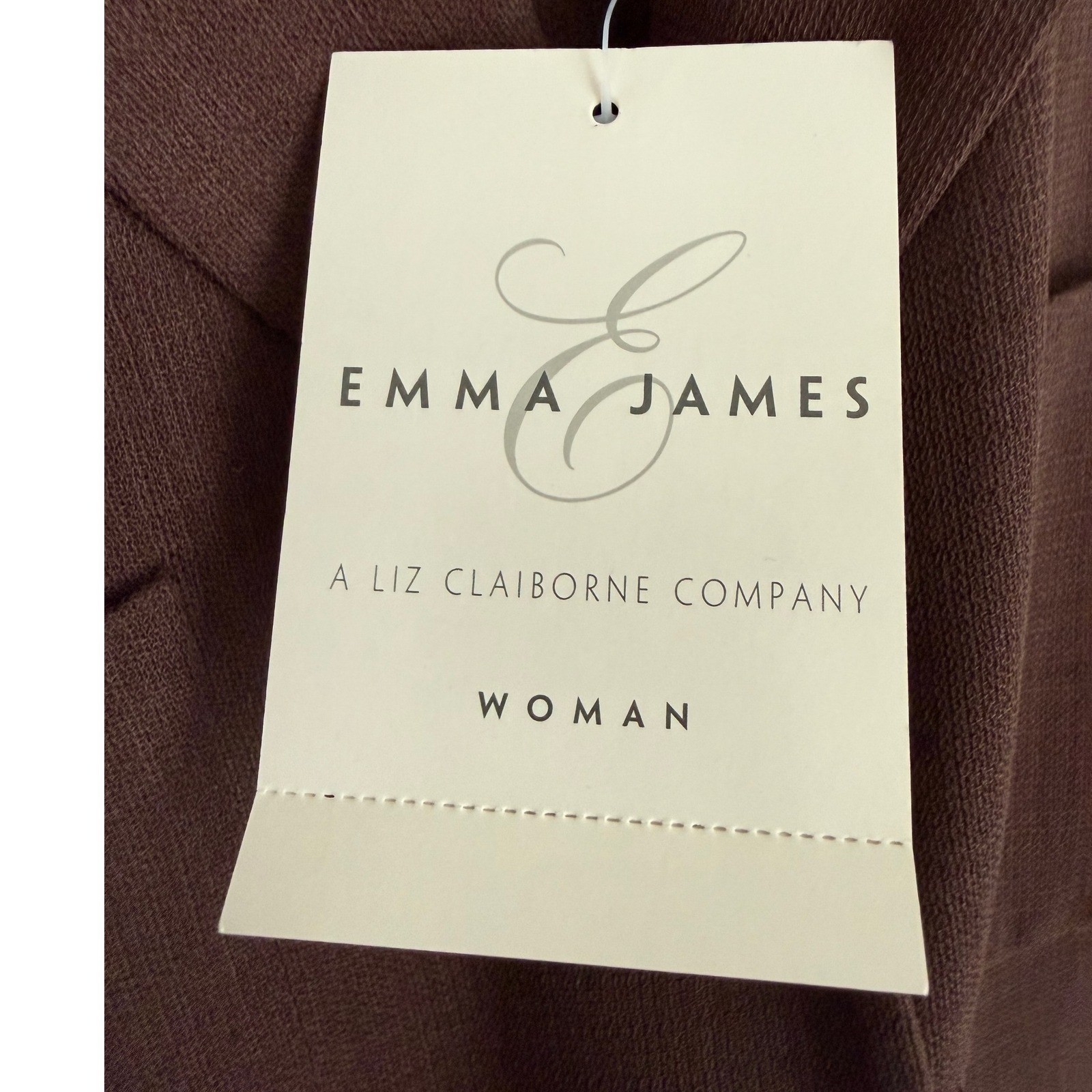 Emma James Vintage Brown Pant Suit Set NWT Size 18 90s Corpcore Blazer Trousers