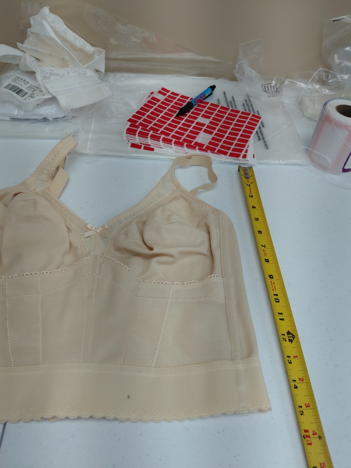 Vintage Crown-nette Longline Bra Size 40D