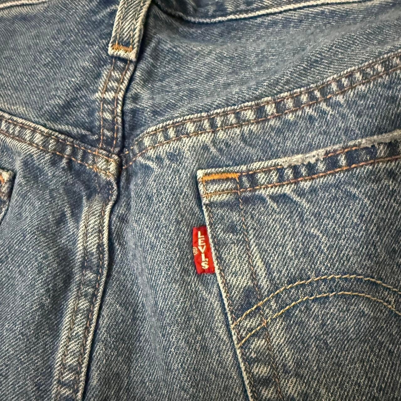 Vintage 501 Levi Cut Off Shorts Premium Distressed Size W34